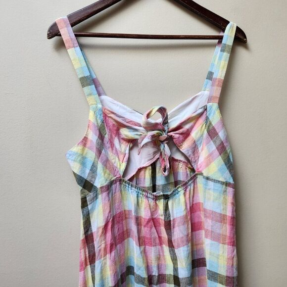 🌻Reitmans plaid cottagecore dress - Picture 6 of 6